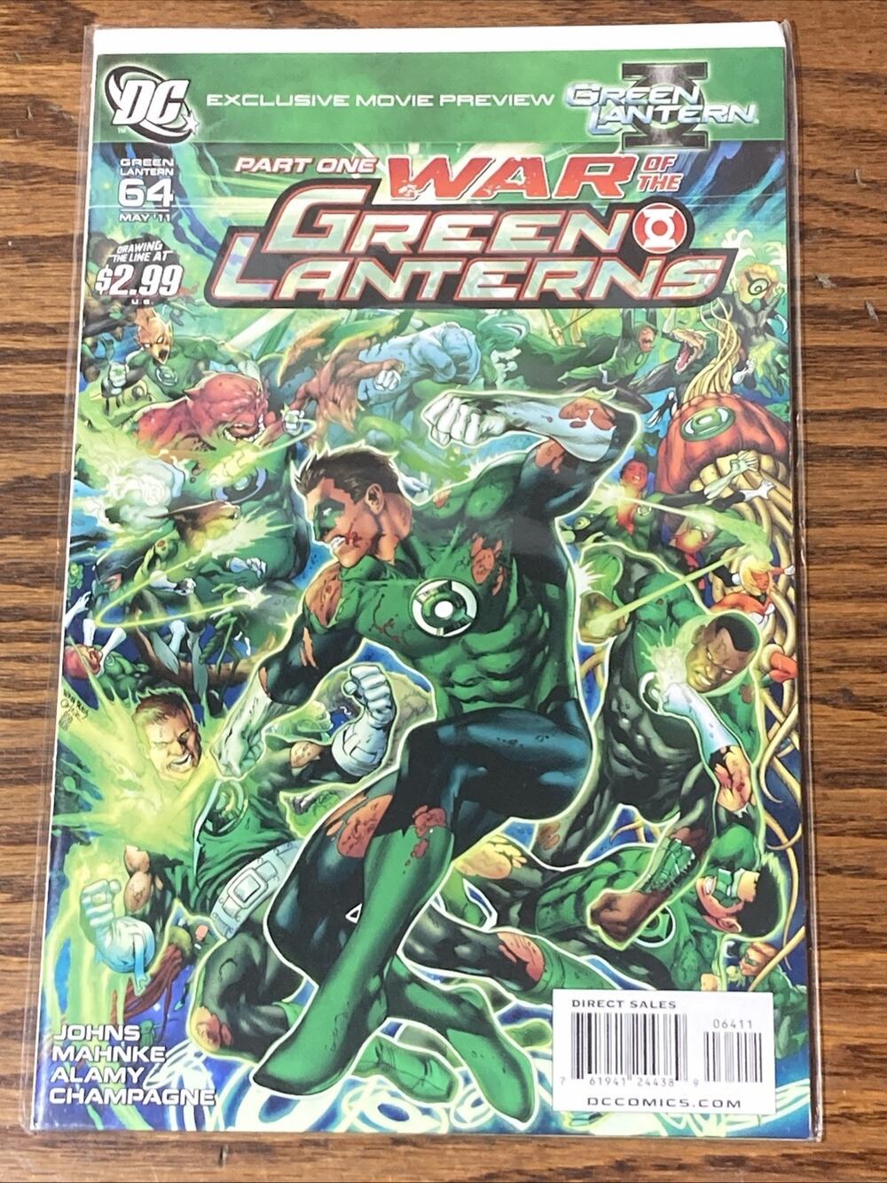 Green Lantern 64 DC Comics Geoff Johns War of Green Lanterns Part 1 Krona 2011